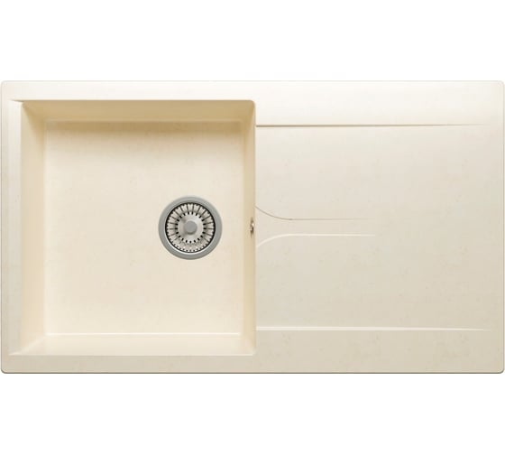 Кухонная мойка Polygran цвет хлопок Gals-860 №331 1