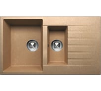 Кухонная мойка Tolero кварцевая, цвет бежевый R-118 №101 473493