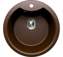 Кухонная мойка Tolero кварцевая, коричневый R-108E №817