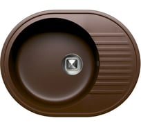 Кухонная мойка Tolero кварцевая, коричневый R-122 №817