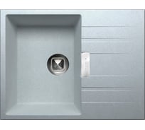 Кухонная мойка Tolero кварцевая, цвет серый металлик TL-650 №001 473691