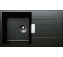 Кухонная мойка Tolero кварцевая, цвет черный TL-750 №911 473745