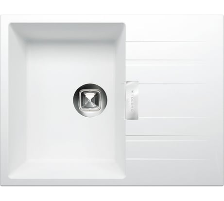 Кухонная мойка Tolero кварцевая, цвет белый TL-650 №923 473639