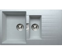 Кухонная мойка Tolero кварцевая, цвет серый металлик TL-860 №001 473936