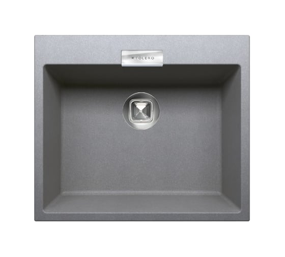 Кухонная мойка Tolero кварцевая, цвет серый TL-580№701 473561