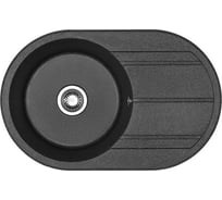 Кухонная Мойка AQUATON Амира Графит NEW 00040664 1A712932AI210