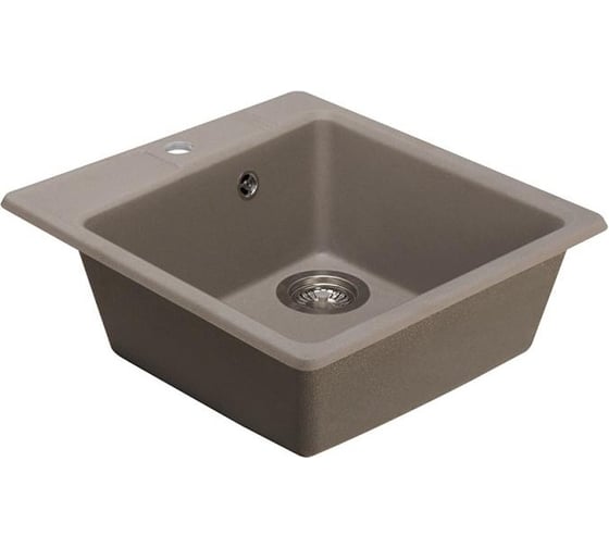 Кухонная Мойка AQUATON Парма 510 470 175мм Серый шелк NEW 00040662 1A713032PM250
