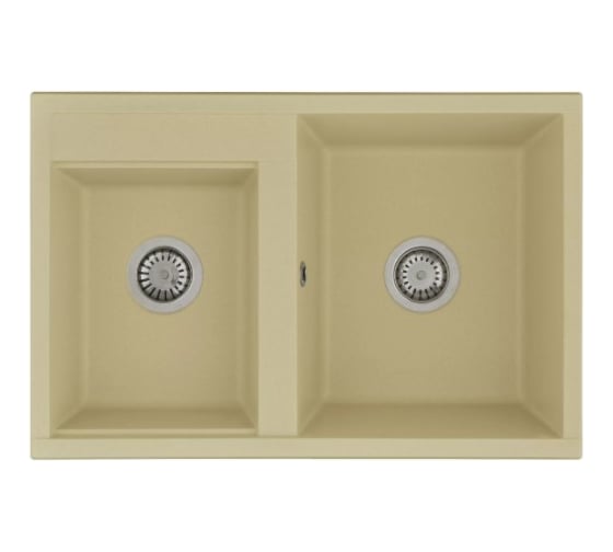 Кухонная Мойка AQUATON Делия 78 DBL Шампань NEW 00064071 1A723132DE290