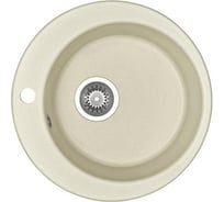 Кухонная Мойка AQUATON Иверия Кругл. 480мм.Жемчуг аналог бел NEW 00040271 1A711032IV240