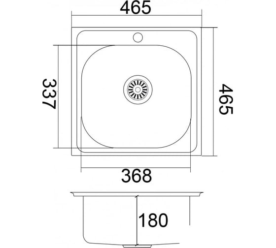 Врезная мойка EMAR 130A electrolize