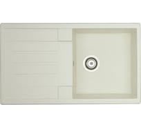 Кухонная Мойка AQUATON Верона Одинар.с Крыл. Жемчуг аналог бел NEW 00040270 1A710032VR240