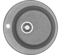 Кухонная Мойка AQUATON Иверия Кругл. 480мм.серая NEW 00034182 1A711032IV230