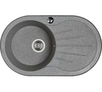 Кухонная мойка AQUATON Паола серая NEW 00017082