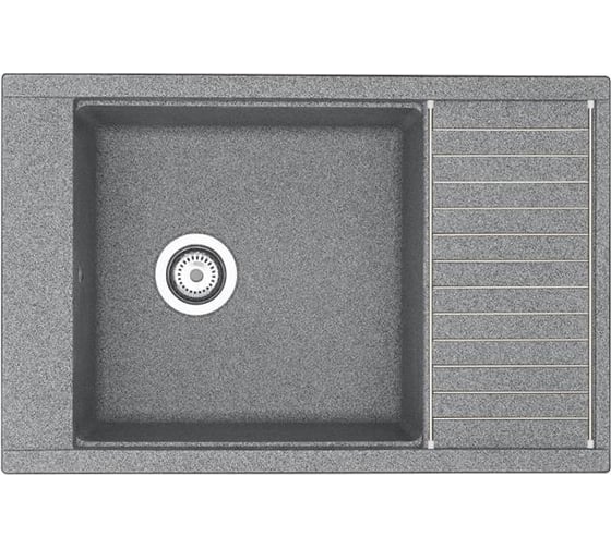 Кухонная Мойка AQUATON Делия 78 Серая NEW 00047360 1A715132DE230