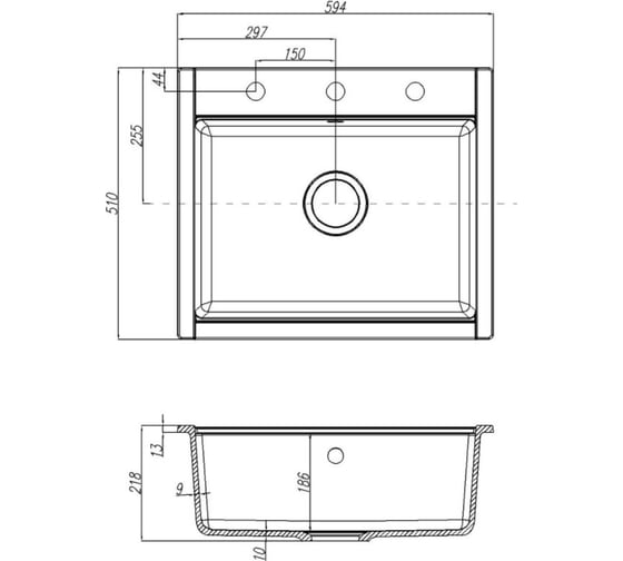 Кухонная Мойка AQUATON Делия 60 Терракотовая NEW 00049433 1A715232LD270