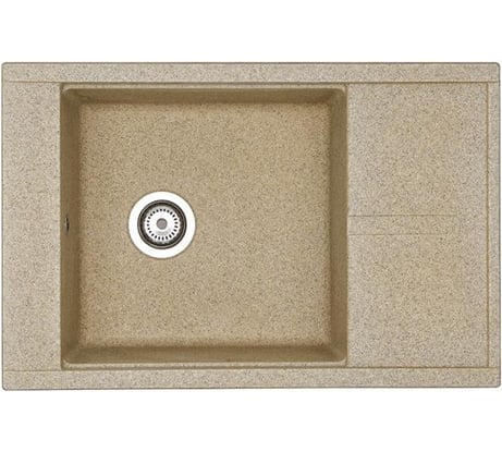 Кухонная Мойка AQUATON Делия 78 Песочная NEW 00047359 1A715132DE220
