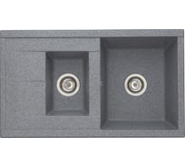 Кухонная Мойка AQUATON Делия 87 Серая NEW 00056160 1A716232DE230