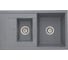 Кухонная Мойка AQUATON Делия 87 Серая NEW 00056160 1A716232DE230 1