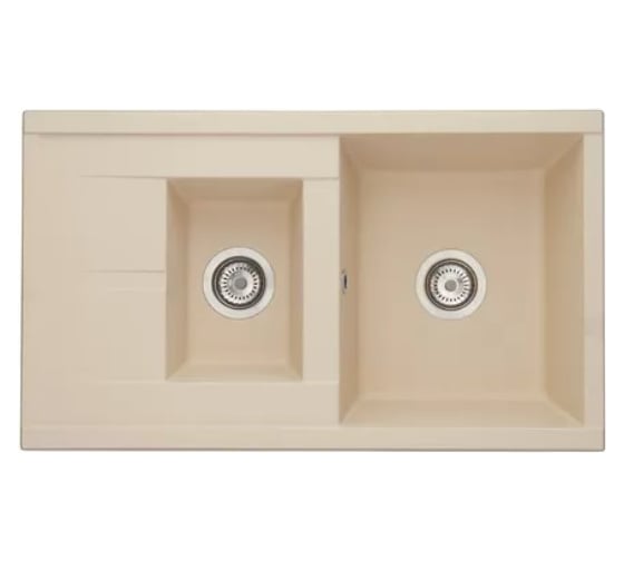 Кухонная Мойка AQUATON Делия 87 Шампань NEW 00063702 1A716232DE290