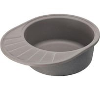 Кухонная мойка AQUATON Чезана серый шелк NEW 00040684