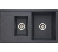 Кухонная Мойка AQUATON Делия 87 Графит NEW 00054639 1A716232DE210