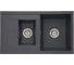 Кухонная Мойка AQUATON Делия 87 Графит NEW 00054639 1A716232DE210 1