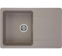 Кухонная Мойка AQUATON Аманда Серый шелк NEW 00040602 1A712832AD250