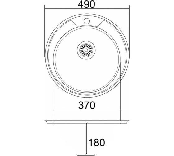 Врезная мойка EMAR 490 electrolize