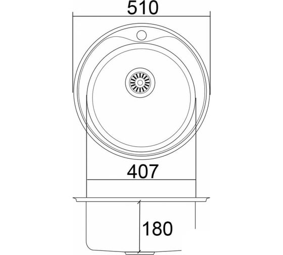 Врезная мойка EMAR 510C