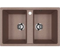 Кухонная мойка ULGRAN терракот U-608-307