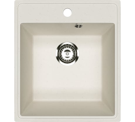 Кухонная мойка ULGRAN Practik белый камень PR-M 425-001