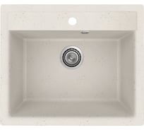 Кухонная мойка ULGRAN Practik белый камень PR-M 565-001