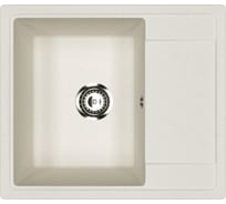 Кухонная мойка ULGRAN Practik белый камень PR-M 575-001
