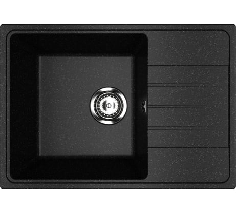 Кухонная мойка ULGRAN Practik черный оникс PR-M 600-004