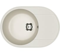 Кухонная мойка ULGRAN Practik белый камень PR-M 610-001