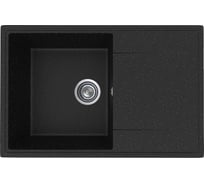 Кухонная мойка ULGRAN Practik черный оникс PR-M 735-004
