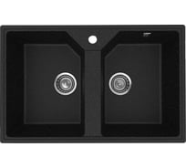 Кухонная мойка ULGRAN Practik черный оникс PR-M 770-004