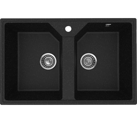 Кухонная мойка ULGRAN Practik черный оникс PR-M 770-004