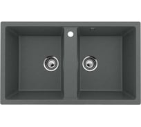 Кухонная мойка ULGRAN антрацит U-708-343
