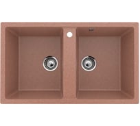 Кухонная мойка ULGRAN терракот U-708-307