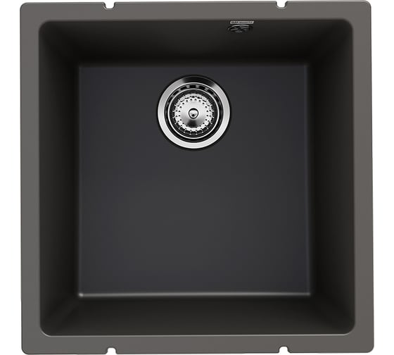 Кухонная мойка ULGRAN Quartz Under асфальт 400-09