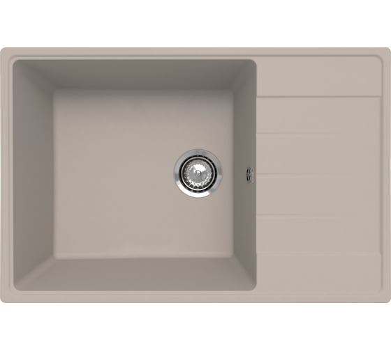 Кухонная мойка ULGRAN Quartz Prima лен 760-02