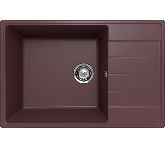 Кухонная мойка ULGRAN Quartz Prima трюфель 760-06