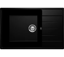 Кухонная мойка ULGRAN Quartz Prima уголь 760-07