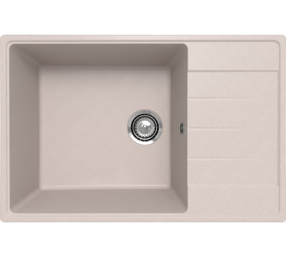Кухонная мойка ULGRAN Quartz Prima песок 760-10