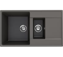 Кухонная мойка ULGRAN Quartz Prima асфальт 860 1,5 K-09