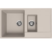 Кухонная мойка ULGRAN Quartz Prima лен 860 1,5 K-02