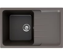 Кухонная мойка ULGRAN Quartz Gerda асфальт 780-09