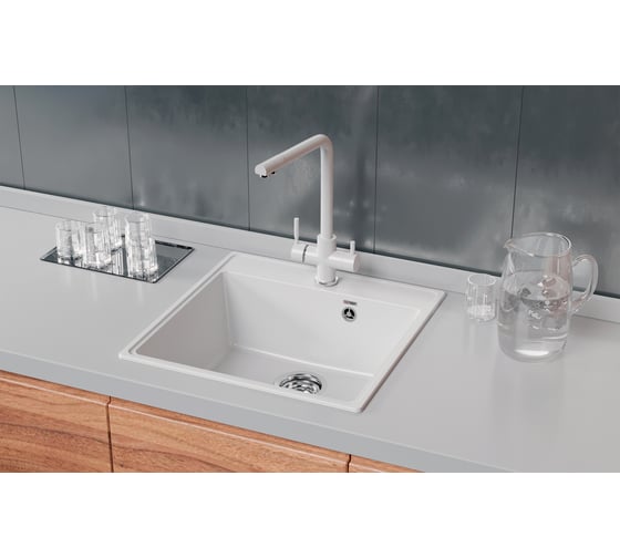 Кухонная мойка ULGRAN Quartz Forte песок 505-10