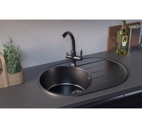 Кухонная мойка ULGRAN Quartz Nora песок 750-10